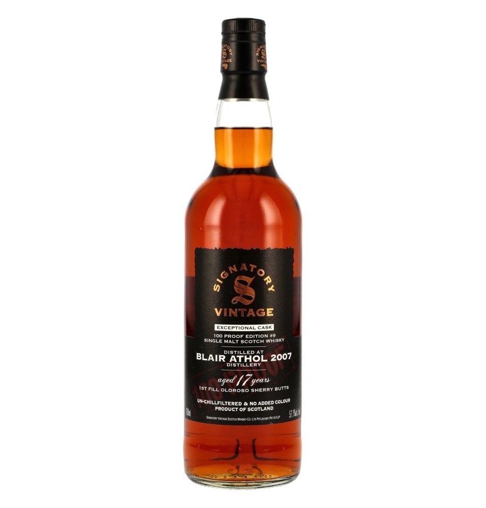 Blair Athol Signatory 100 proof n°9