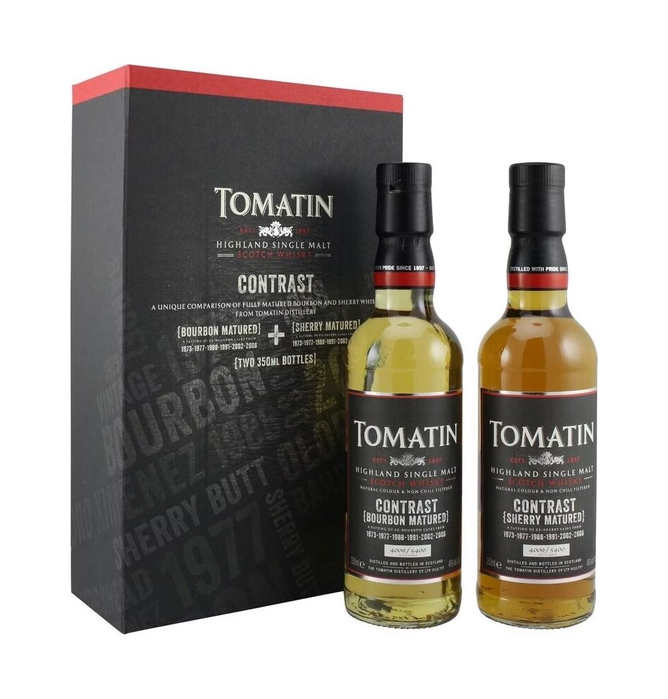 Tomatin Contrast 2 x 35cl.