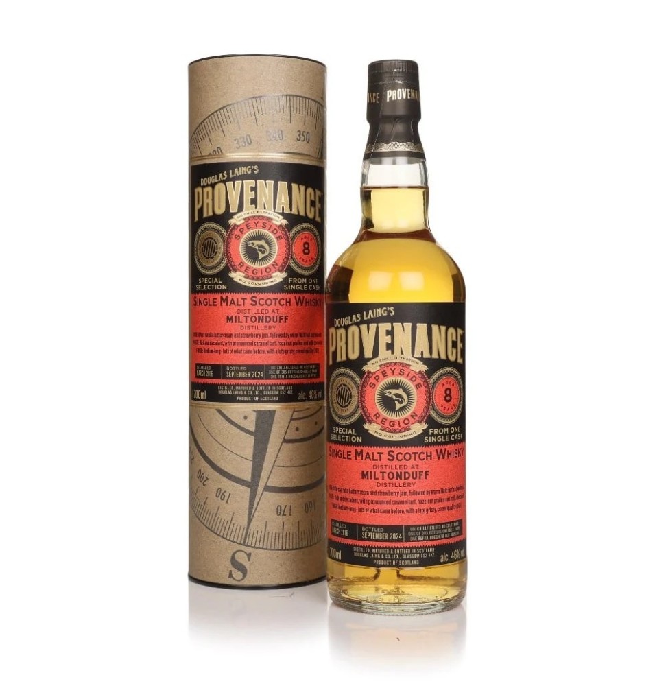 Miltonduff Provenance 8 ans