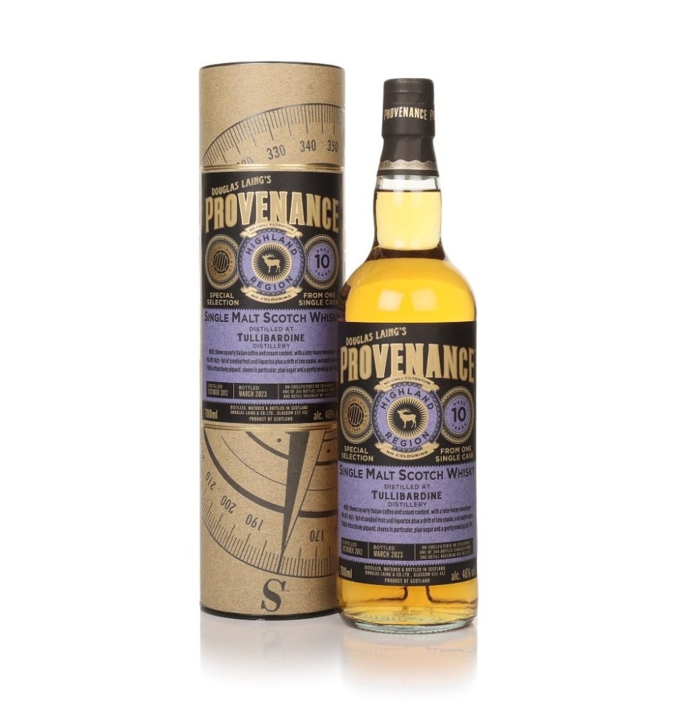 Tullibardine Provenance 10 ans