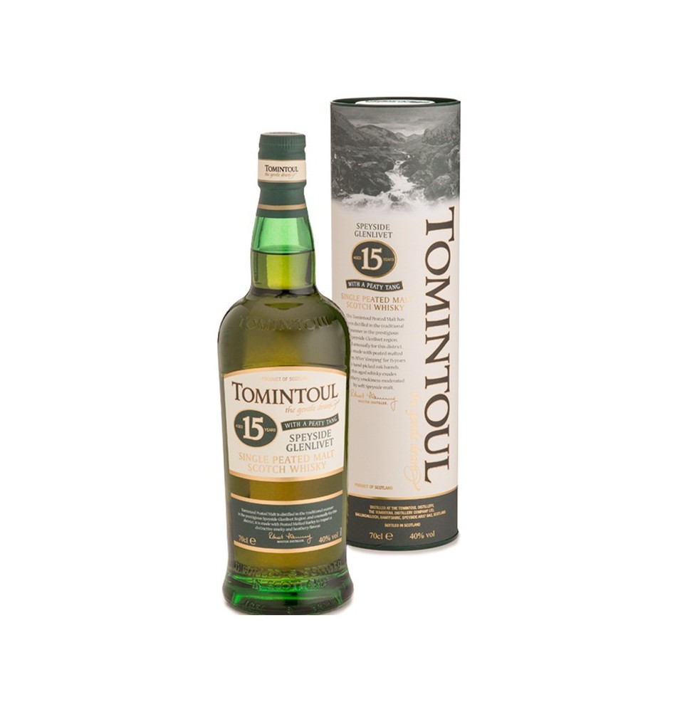 Tomintoul 15 year old Peaty Tang